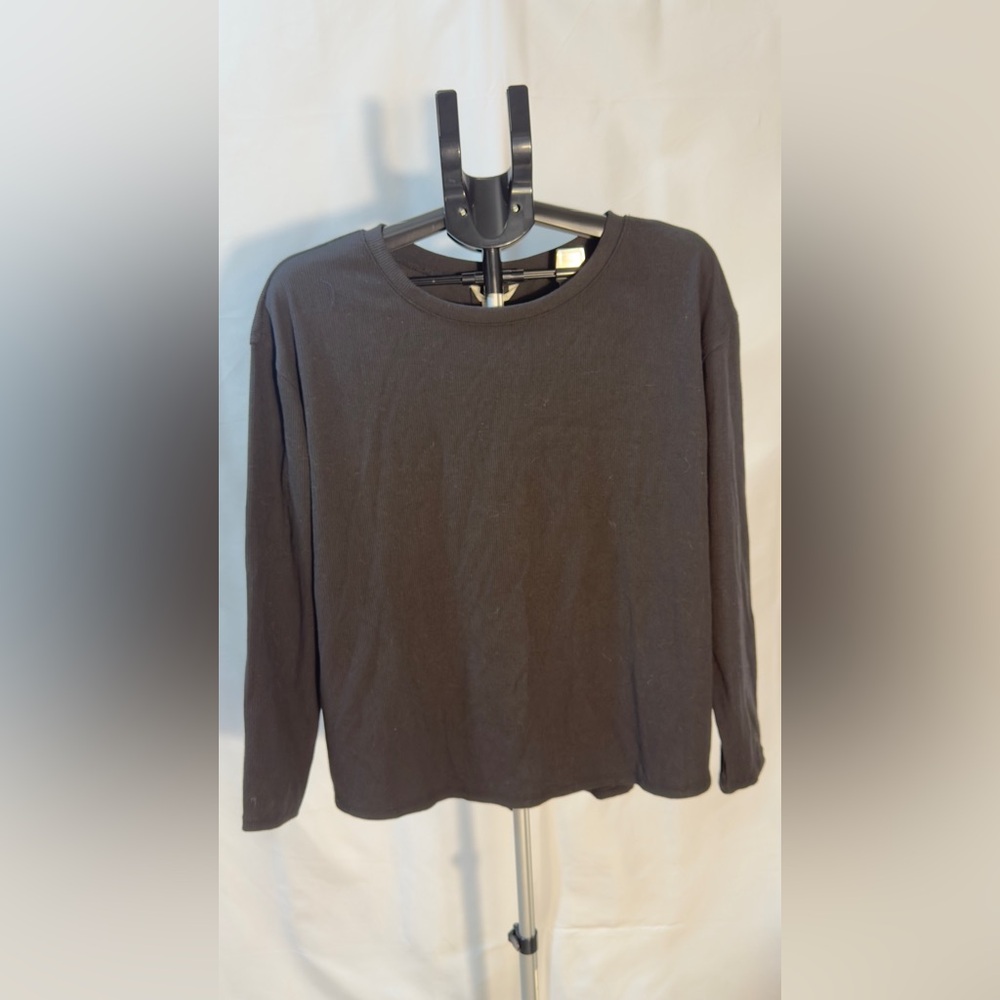 Caslon Charcoal Knit Top
